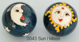 Therapy ball 35mm - Sun Moon #0043 - 2 ball set