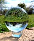 4 in round Crystal Ball (110mm) - Clear