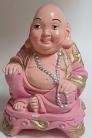 Laughing Buddha Happy Hotei Statue 10" Bring Good Luck