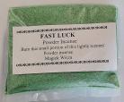 Magick Wicca Incense Powder Fast Luck