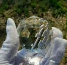 60mm faceted crystal ball