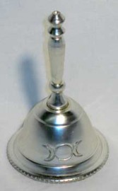 Altar Bell with Triple Moon Design