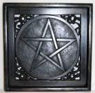 Large Altar Plate or Wall Hanging Pentagram