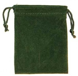 Green Velveteen Bag  (2