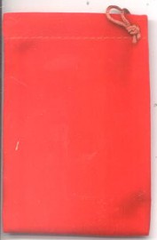 Red Velveteen Bag  (3