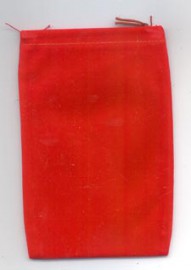 Red Velveteen Bag  (4