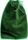 Large Green Velveteen Bag  (5
